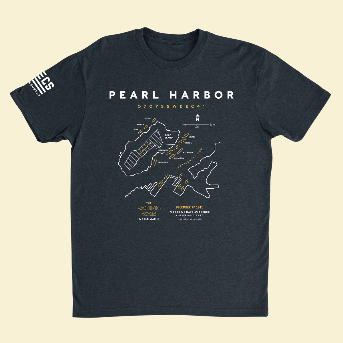 Pearl Harbor T-Shirt | CIVVIESUPPLY | Veteran-Owned | Officially Licensed